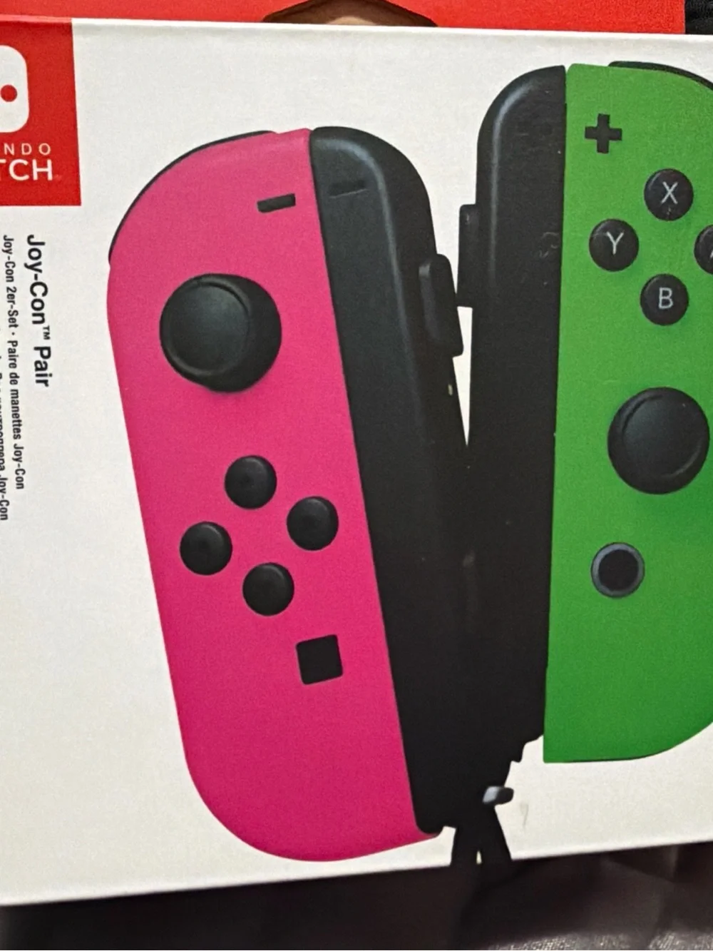 Nintendo Switch Joy-Con Pair Neon Red and Neon green